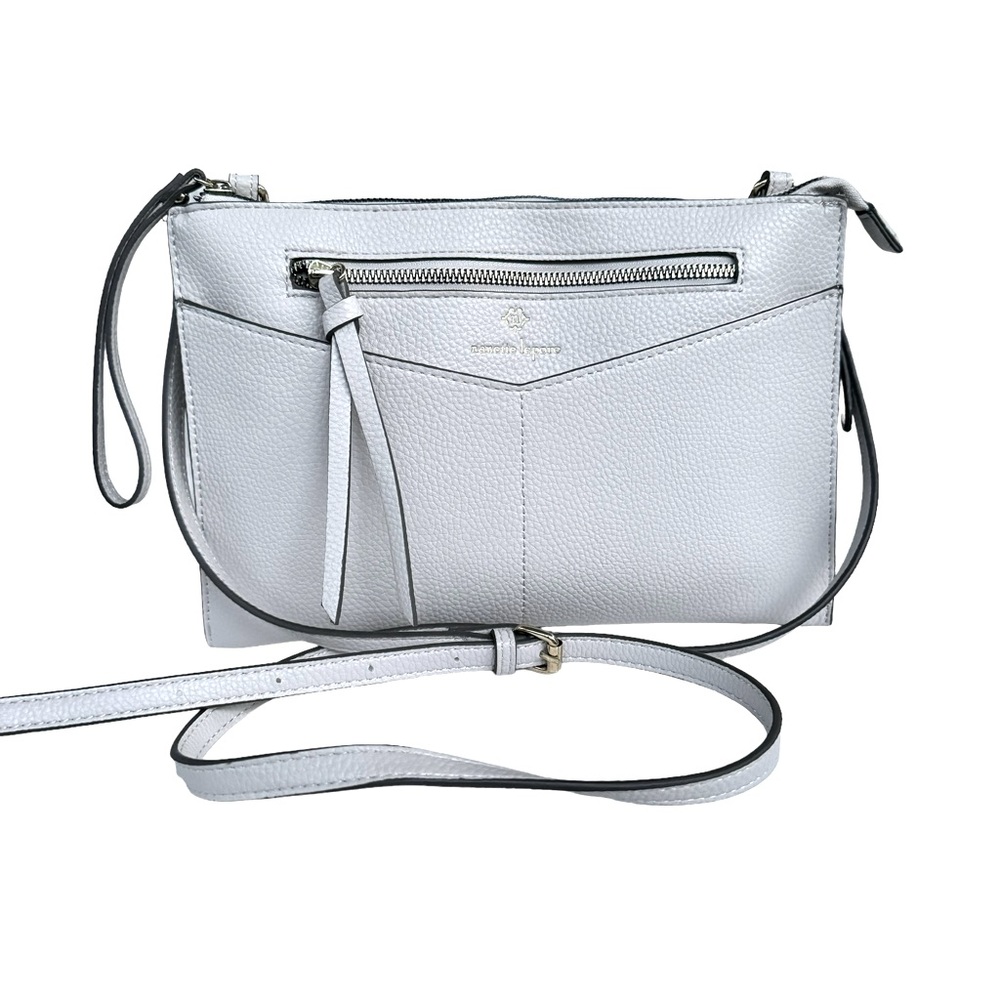 Nanette Lepore Crossbody Light Grey Vegan Leather